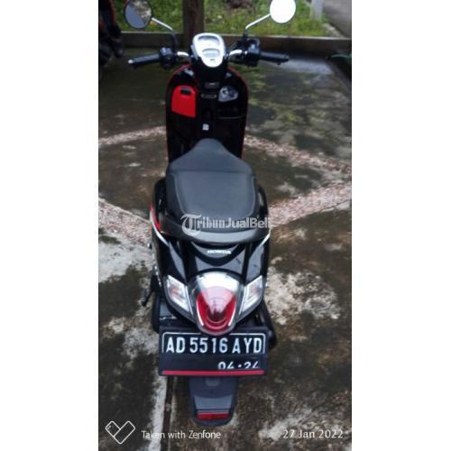 Motor Honda Scoopy 2019 Black Red Second Kelistrikan Normal Mulus - Solo