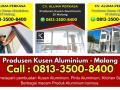 Jasa Pembuatan Jendela Kaca Aluminium Ruko di Malang