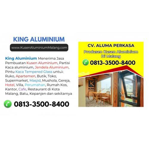 Jasa Pembuatan Jendela Kaca Aluminium Ruko - Malang