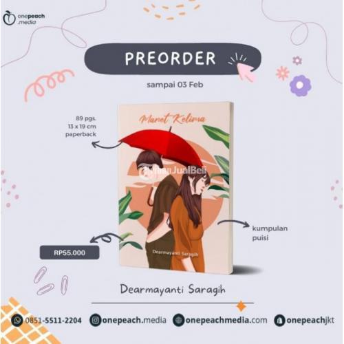 Buku Puisi, Senandika Judul Maret Kelima 89 Halaman Softcover PO - Jakarta Barat