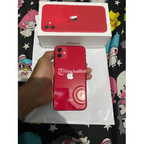 HP iPhone 11 64 GB Bekas Siap Pakai Harga Nego Warna Merah di Sleman