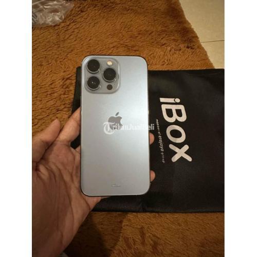 HP Apple iPhone 13 Pro 128GB Sierra Blue Bekas iBox Nominus Mulus Like