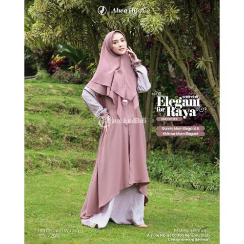 Distributor Baju Gamis Sarimbit Terbaru Alwa Hijab di Blitar