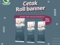 Cetak Roll Banner di buntok Hub 0811 5239 490 WA
