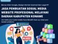 Jasa Pembuatan Sosial Media Profesional Melayani Daerah Kabupaten Konawe