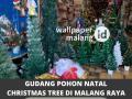 GUDANG POHON NATAL CHRISTMAS TREE DI MALANG RAYA