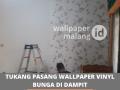 TUKANG PASANG WALLPAPER VINYL BUNGA DI DAMPIT