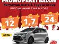 Promo Toyota Agya 2022 Harga DP Paket Balon Karyawan Astra Group - Bekasi