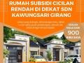 Rumah Subsidi Murah dengan Cicilan Rendah di Dekat SDN Kawungsari Girang Bandung