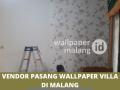 VENDOR PASANG WALLPAPER VILLA DI MALANG