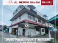 Dijual 3 lantai Ruko Siap Pakai Usaha di Dempo Dalam, strategis pusat Tengah Kota Palembang