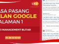 BERGARANSI !! Jasa Pasang Iklan Di Halaman 1 Google di Blitar