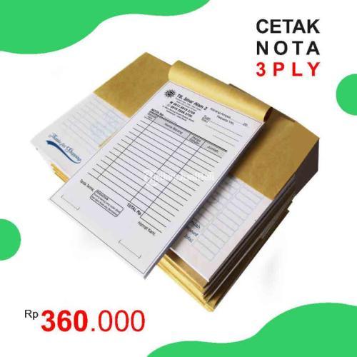 Cetak Nota Kwitansi Ncr Custom Full Color 3 Play 3 Rangkap Murah Di Batam 8871