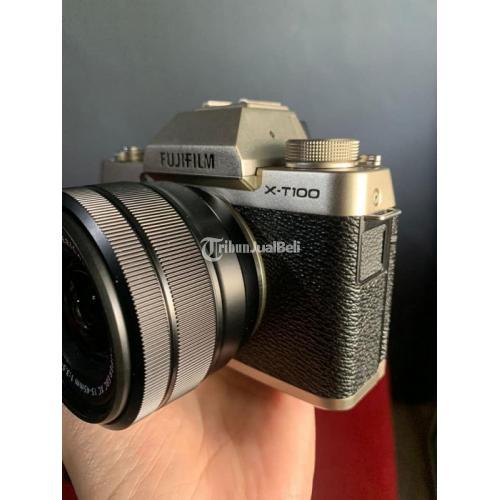 Kamera Mirrorless Fujifilm XT-100 Mulus Like New Bekas Normal Lancar - Purwokerto