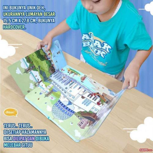 Buku Anak Keliling Dunia Baru Sampul Laminasi Glossy Hard Cover di