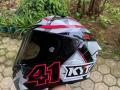 Helm Fullface KYT Nxrace Espargaro 2018 Size M Bekas Mulus Sarung Only - Cilacap