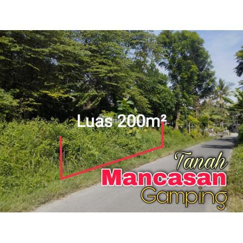 Dijual Tanah Gamping 200m2 Belakang Puskesmas Mancasan Akses Jalan Aspal - Sleman