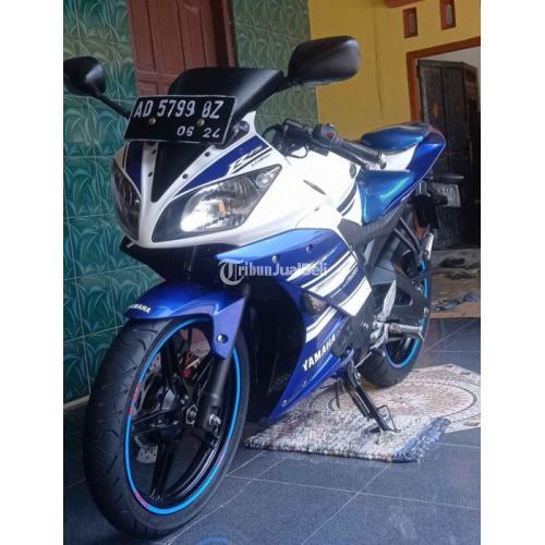 Motor Yamaha R15 2014 Blue White Seken Surat Lengkap Pajak On - Sragen