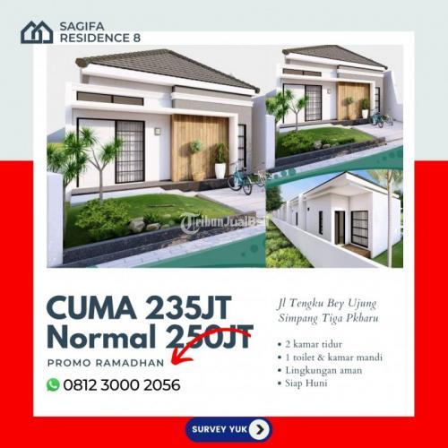 Jual Rumah Perumahan Simpang Tiga Pekanbaru Tipe 40/95 Sagifa Residence 8 - Pekanbaru