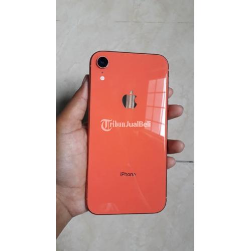 Hp Iphone Xr 128gb Warna Coral Second Fullset Kondisi Aman Mulus Di