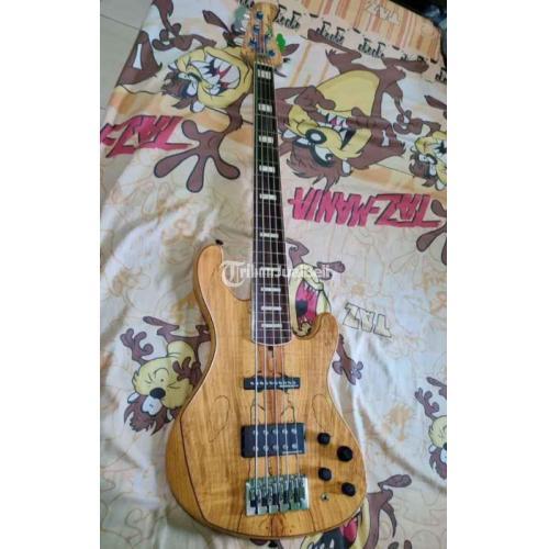 Gitar  Cort Electric Bass Fretless GB95 Natural Finish/OPN Bekas Like New - Tangerang