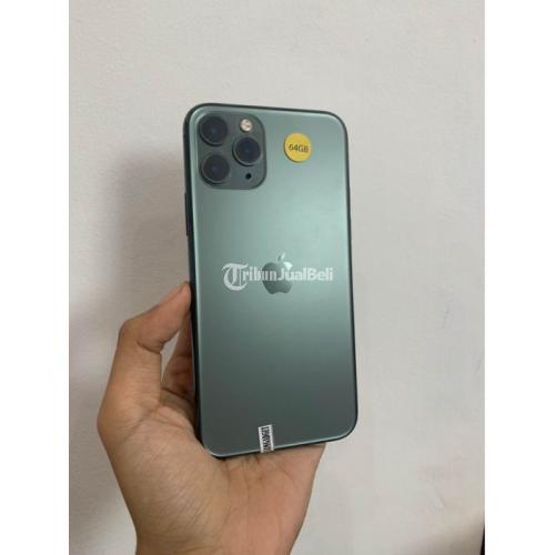 HP iPhone 11 Pro 64GB Second Face ID On Mulus No Minus Garansi - Denpasar