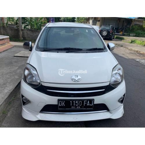 Mobil Toyota Agya TRD S 2015 Putih Bekas Low KM Body Mulus - Denpasar