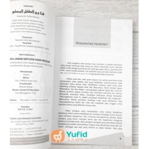 Buku 150 Tanya Jawab Seputar Anak Muslim Harga Murah Soft Cover - Sleman