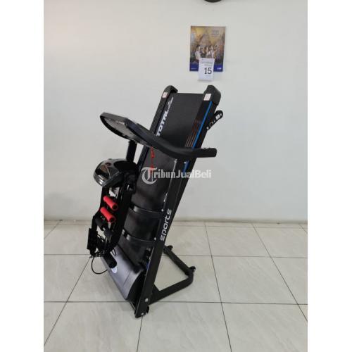 Treadmill Elektrik Total Fitness 4 Fungsi TL 619 Berkualitas - Bogor