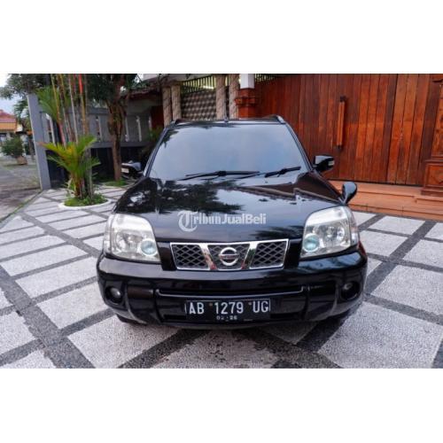 mobil nissan xtrail type st 2.5 at 2005 hitam second mesin kering