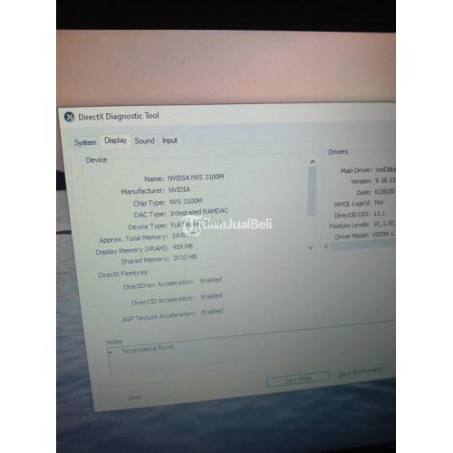Laptop Dell E6410 RAM 4GB Baterai Awet Bekas Kondisi Normal - Semarang