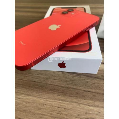 HP Apple iPhone 12 256GB Red Ex iBox Normal Mulus iCloud Clean Nominus - Jakarta Selatan