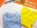 Produksi Lokal Kaos Oblong Custom Bordir dan Warna Murah Untuk Souvenir