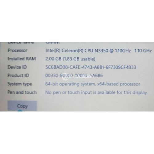 Laptop Lenovo Ideapad 320 RAM 2 GB Bekas Siap Pakai Harga Nego - Madiun