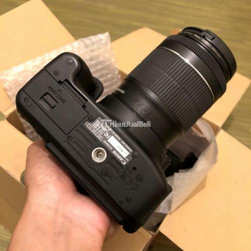 Kamera DSLR Canon 700D Lensa 18-55mm is STM Fullset Bekas Normal Support Video - Depok