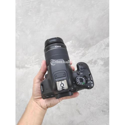 Kamera DSLR Canon 700D Kit 18-55 STM Dus Lengkap Bekas Mulus Normal - Tangerang Selatan
