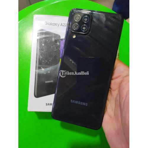 HP Samsung Galay A22 Bekas Warna Hita, RAM 6GB Siap Pakai Mulus Fullset - Makassar