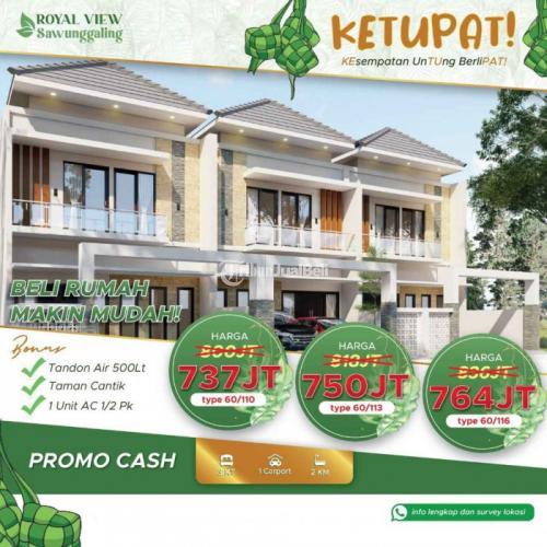 Dijual Rumah Idaman 3KT 2KM di Royal View Sawunggaling - Semarang