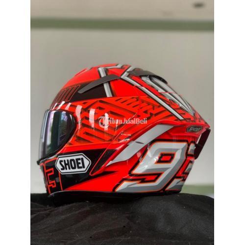 shoei x 14 red