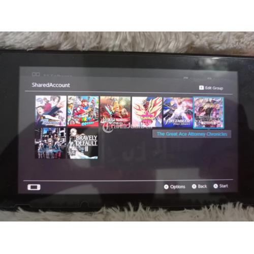 Konsol Game Nintendo Switch V1 Patched Bekas Lengkap Normal Mulus - Semarang