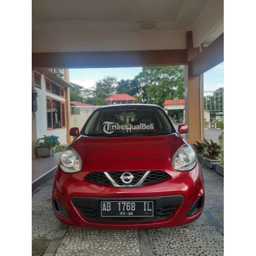 Mobil Nissan March 2015 Merah Seken Terawat Siap Pakai - Sleman