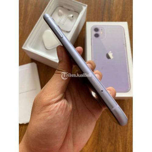 HP iPhone 11 64GB Purple Seken Ex inter Resmi IMEI Terdaftar - Yogyakarta