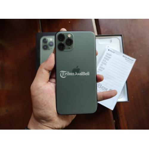 Hp iPhone 11 Pro Green Seken Internal 256GB Fullset Original - Yogyakarta