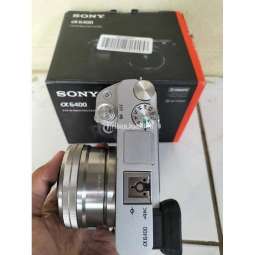 Kamera Mirrorless Sony A6400 Fullset Box Mulus Lensa Lancar SC Rendah Bekas - Bogor