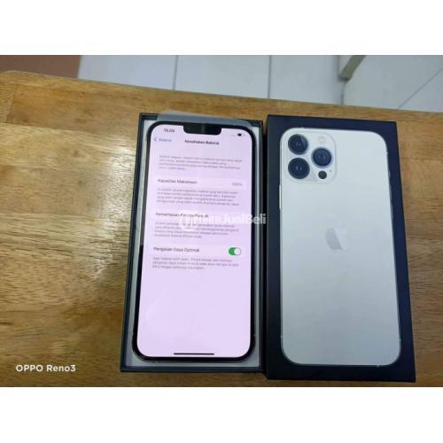 Hp iPhone 13 Pro Max 128GB Putih Seken Bergaransi No Minus - Yogyakarta
