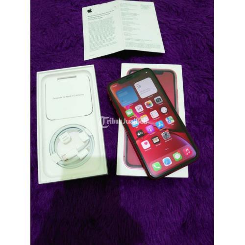 HP iPhone XR 64GB Red Fullset Second like New Face Id On - Bekasi