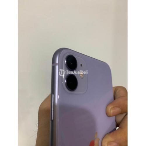 HP iPhone 11 64GB Purple Seken Fullset Mulus No Minus Bergaransi - Kebumen