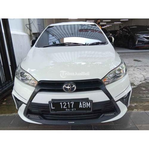 Mobil Toyota Yaris 1.5 S TRD Tahun 2017 Bekas Warna Putih Manual Siap Pakai - Surabaya