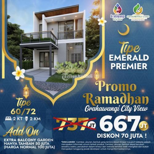 Jual Rumah Hunian Premium Tropis Termurah 2 Lantai di Kawasan Cijambe - Bandung Timur