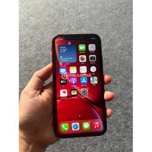 HP iPhone XR 64 GB Bekas Warna Merah Kondisi Normal Siap Pakai - Wonosobo